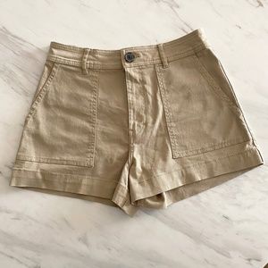 H&M khaki womens shorts size 6